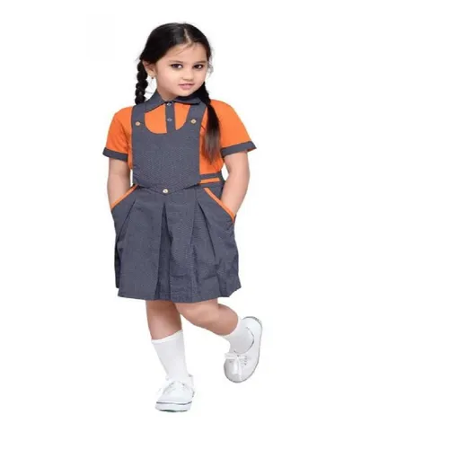 Girl half sleeve school Uniform
